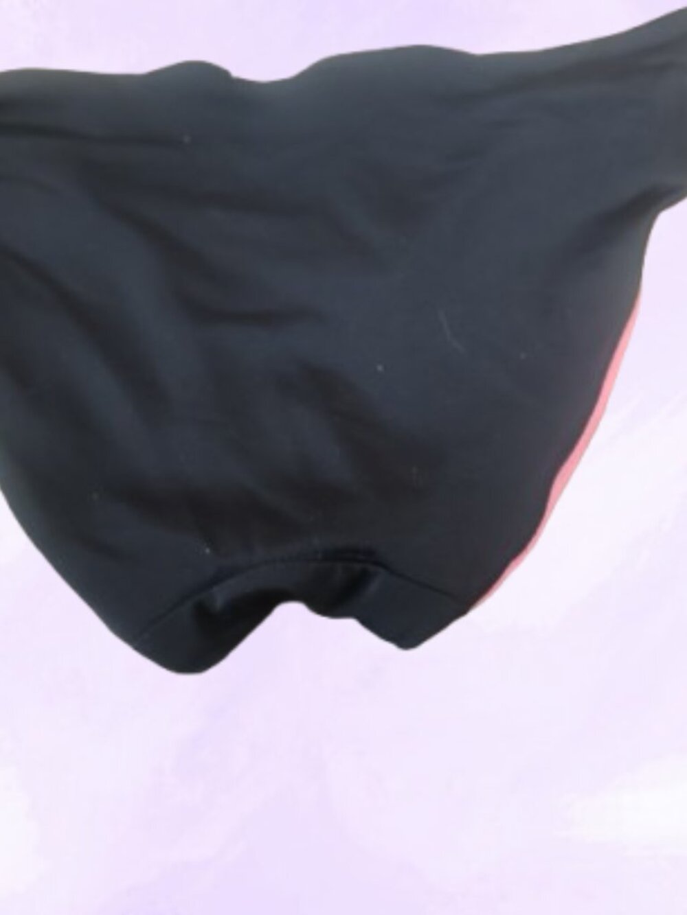 PINK Victoria's Secret strappy sides bikini bottom swimsuit in black and pink M - Picture 7 of 7